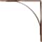 Ekena Millwork Morris Steel Bracket, Hammered Copper 3"W x 18"D x 18"H BKTM03X18X18MOHCO - alternate 10